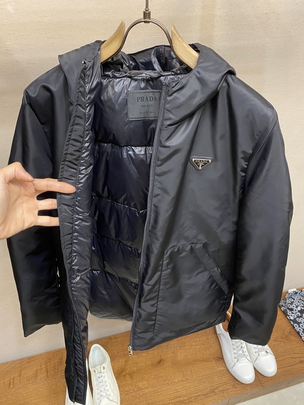 프라다 후드 다운 재킷 001-276650