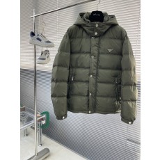 Prada 탈부착 모자 다운패딩 001-276668