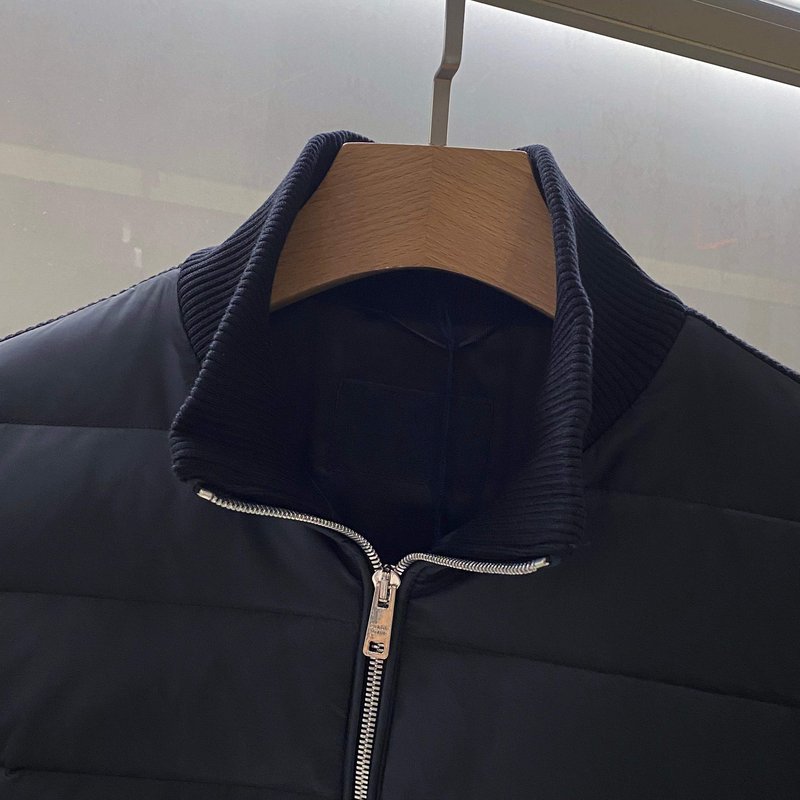 PRADA 다운 니트 패치 아우터 001-276684
