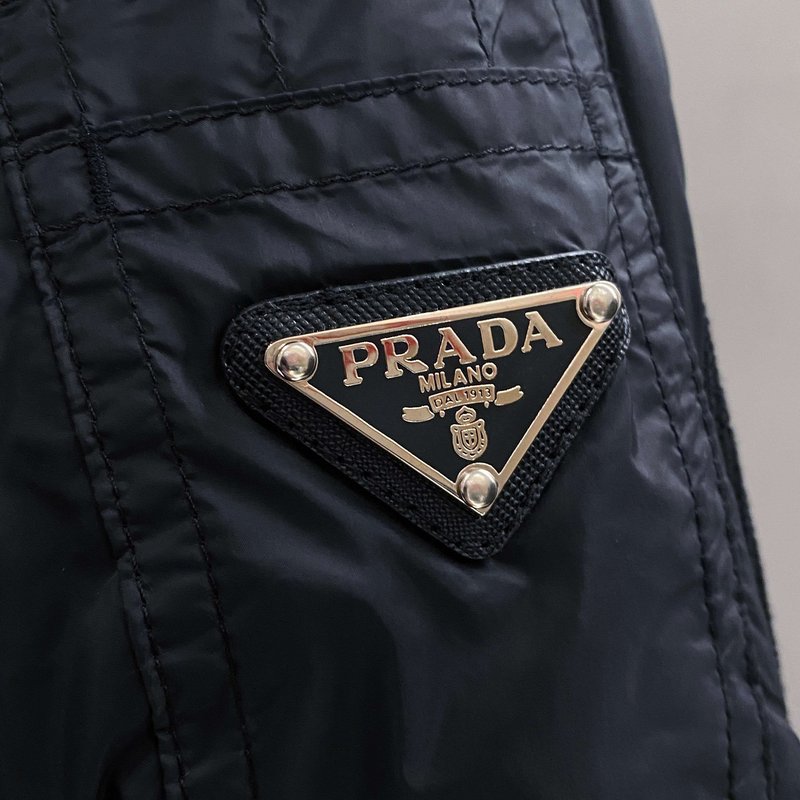 PRADA 다운 니트 패치 아우터 001-276684