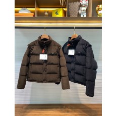 코듀로이 스탠드칼라 다운자켓 탈부착 조끼 001-276723