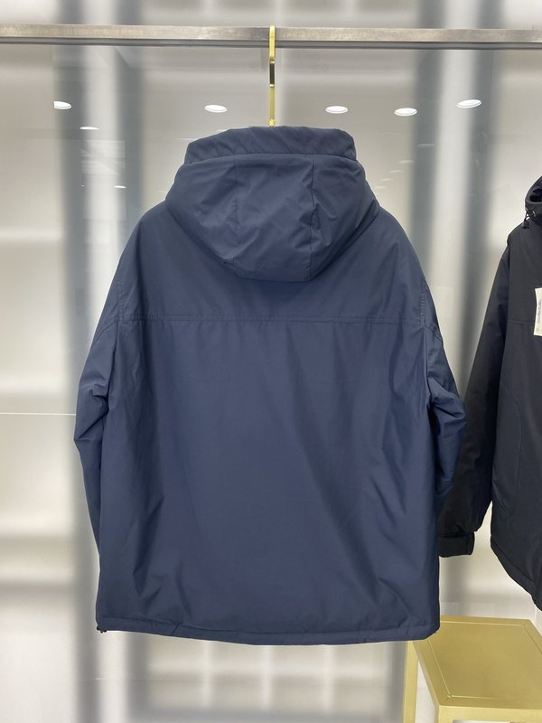 프라다 블랙 테크놀로지 압축 라이너 다운 재킷 001-276745