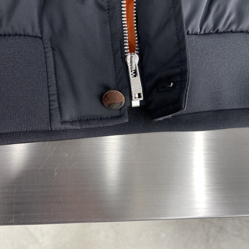 프라다 지퍼 플라이트 재킷 패딩 숏 bomber 001-276746