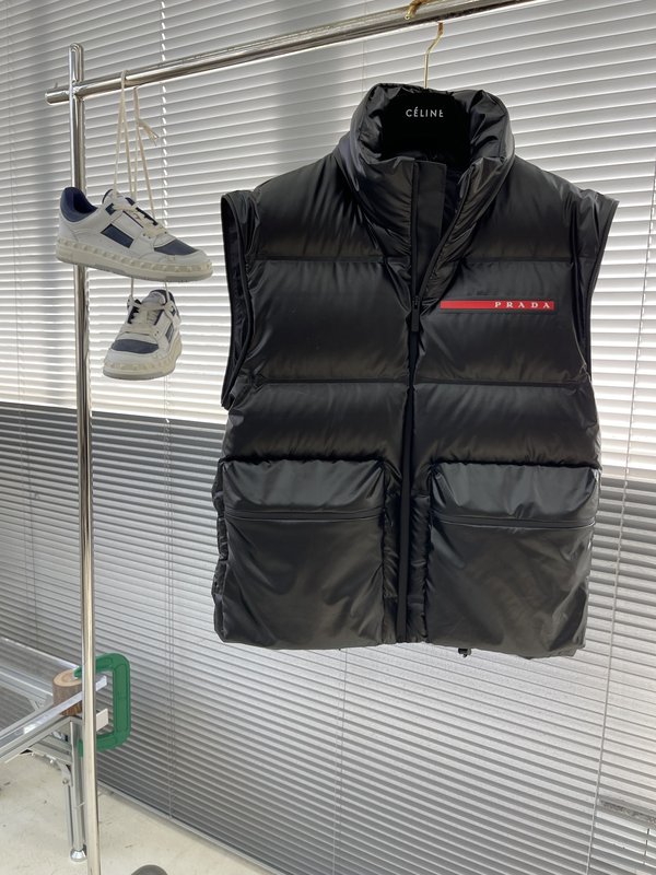 분리 가능 조끼 변환 2-in-1 패딩 점퍼 001-276750