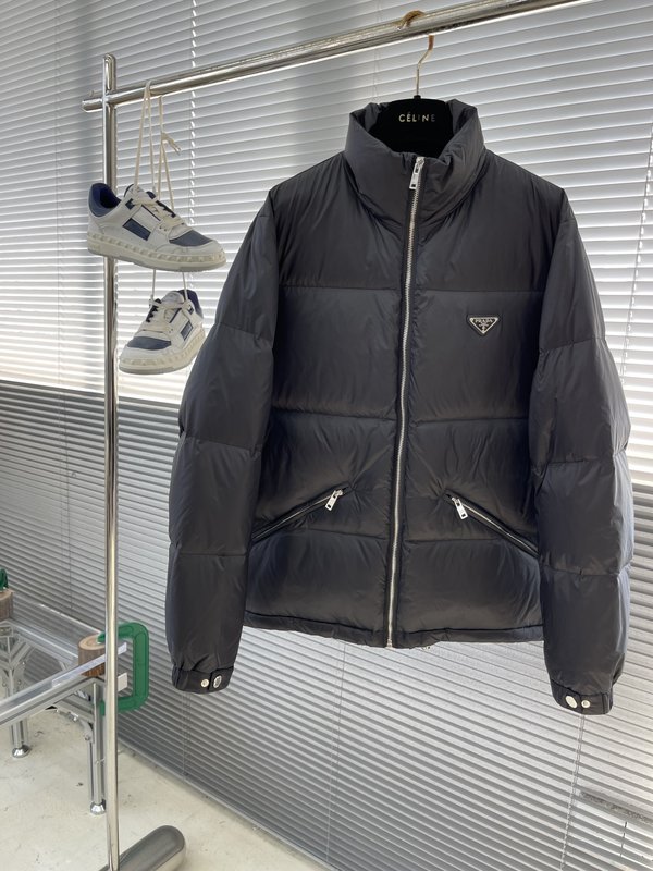 남성 입깃 다운 패딩 점퍼 001-276752