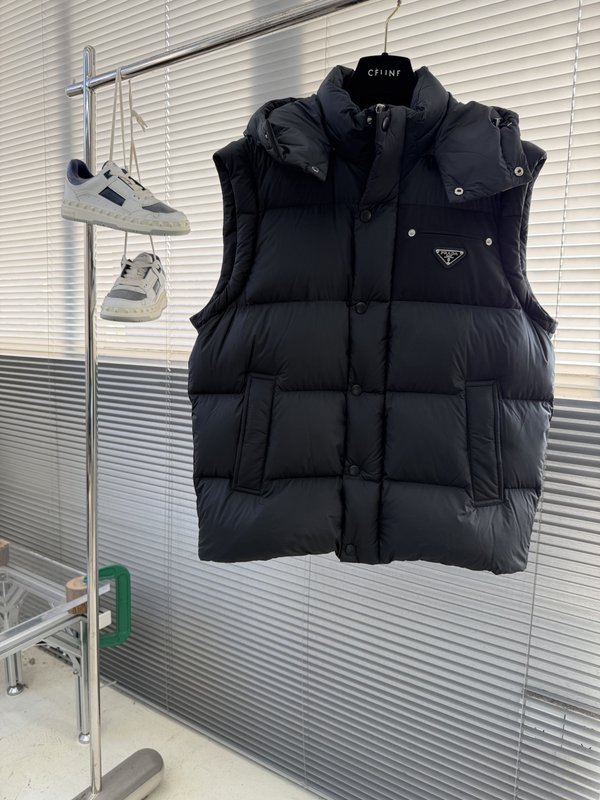 PRAD 후드 다운 재킷 (조끼/다운 2-way) 001-276758