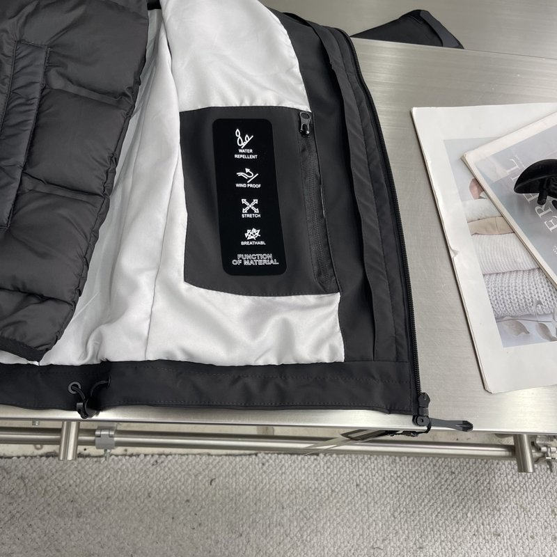 아크테릭스 후드 지퍼 방풍 다운 자켓 001-276822