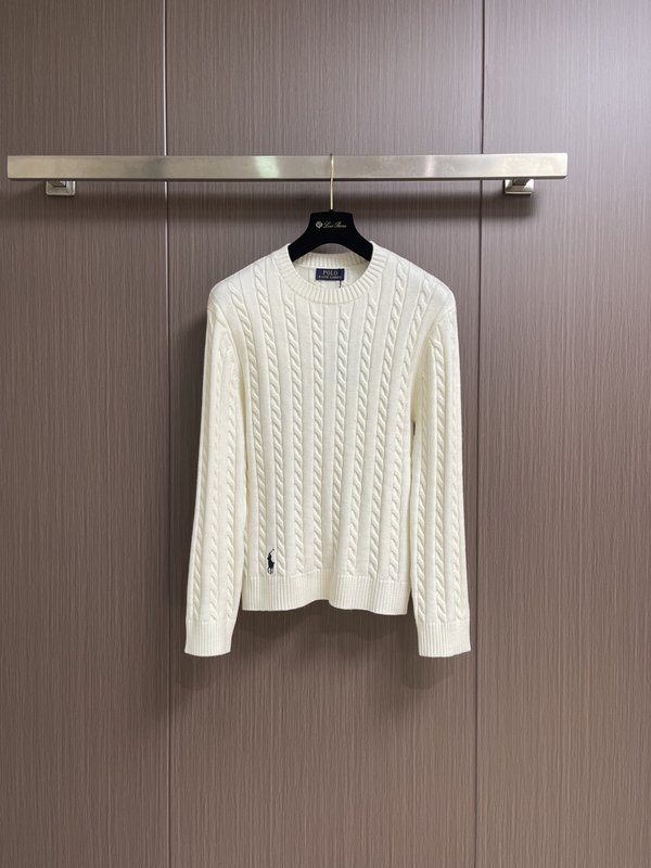 Ralph Lauren 케이블 니트 라운드넥 스웨터 001-276947
