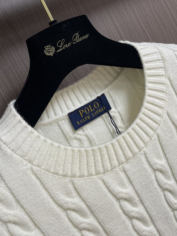 Ralph Lauren 케이블 니트 라운드넥 스웨터 001-276947