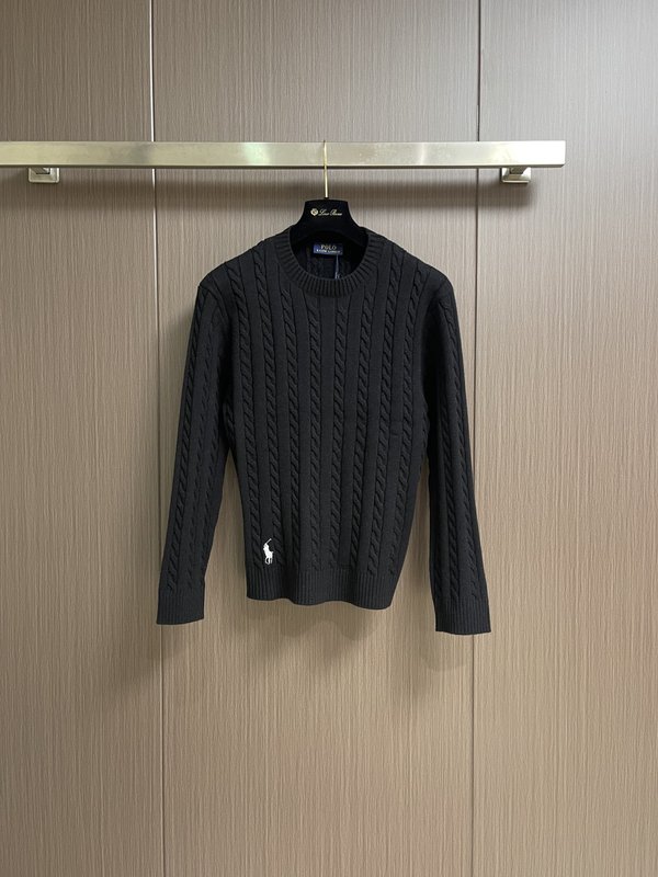 Ralph Lauren 케이블 니트 라운드넥 스웨터 001-276948