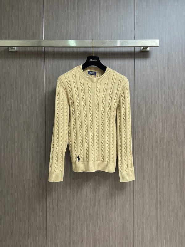 Ralph Lauren 케이블 꽈배기 라운드넥 니트 001-276950