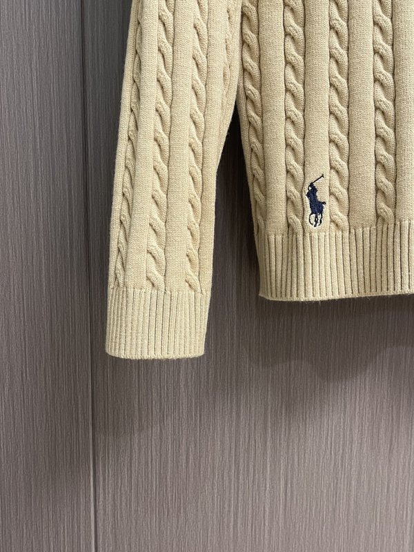 Ralph Lauren 케이블 꽈배기 라운드넥 니트 001-276950