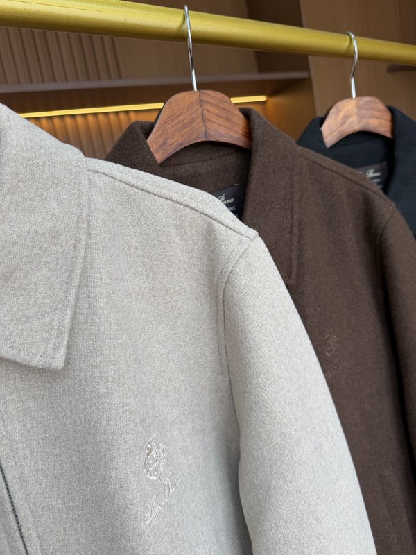 Loro Piana 이탈리안 울 숏 재킷 001-276955