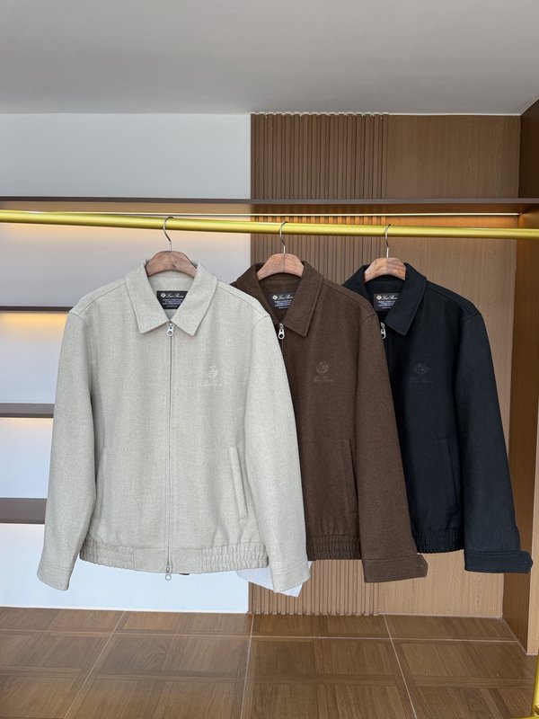 Loro Piana 이탈리안 울 숏 재킷 001-276955