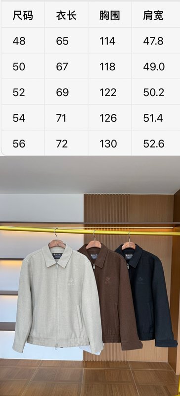 Loro Piana 이탈리안 울 숏 재킷 001-276955