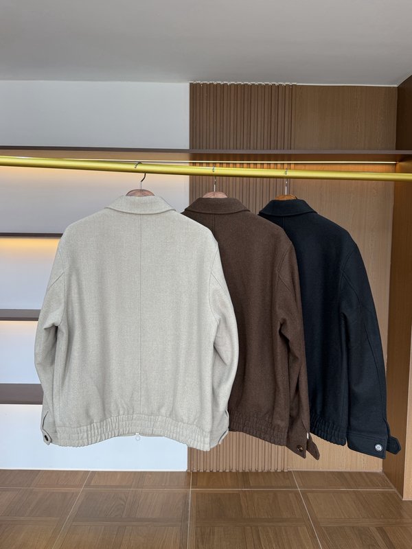 Loro Piana 이탈리안 울 숏 재킷 001-276955