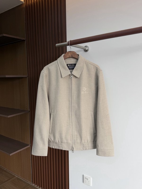 Loro Piana 이탈리안 울 숏 재킷 001-276955