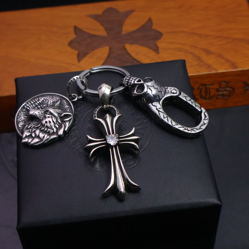 크롬 하트 키링 & 백참 001-277112