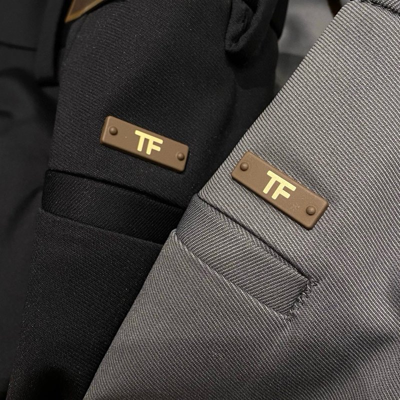 Tom Ford 남성 슬림핏 코튼 정장 바지 001-277124