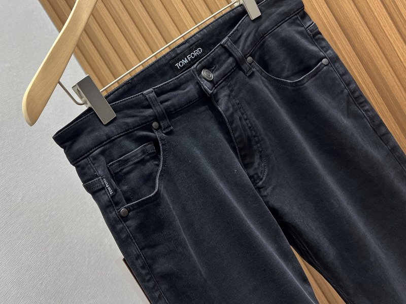 TF 블랙 데님 팬츠 001-277141