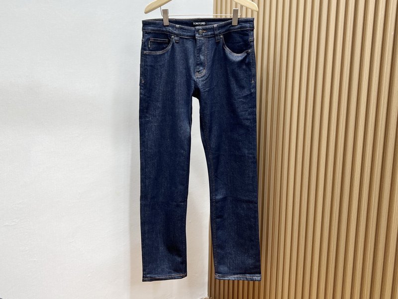 TF 가을겨울 단색 청바지 001-277152