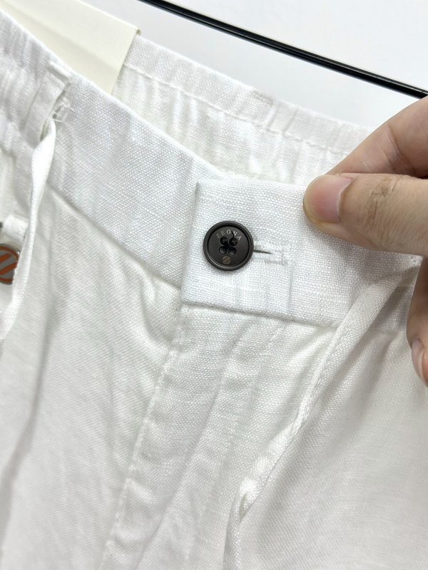 Zegna 여름 리넨 슬랙스 001-277156