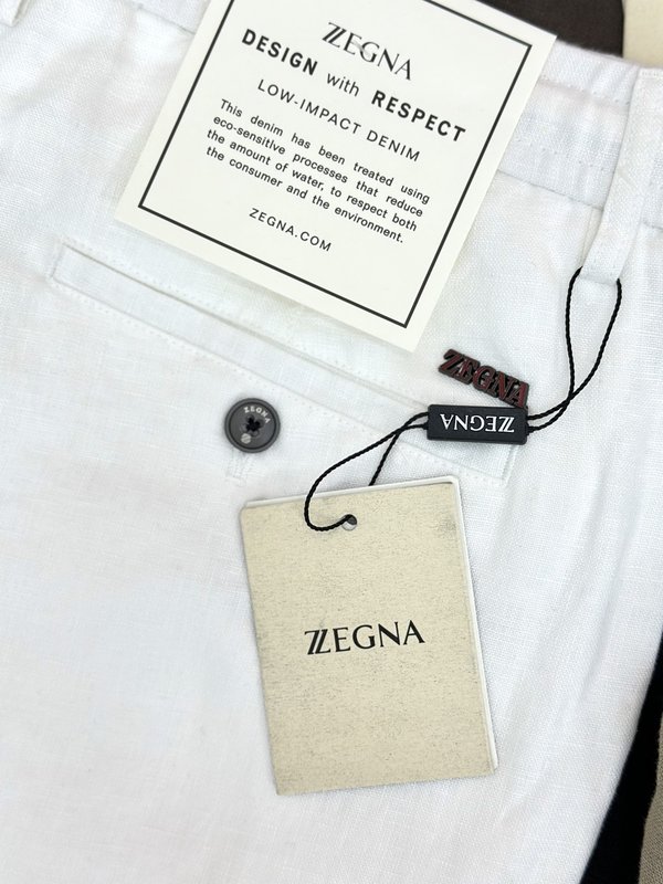Zegna 여름 리넨 슬랙스 001-277156