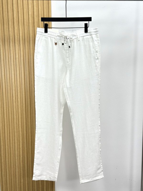 Zegna 여름 리넨 슬랙스 001-277156