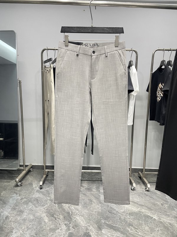남성 순색 면마 슬랙스 001-277159
