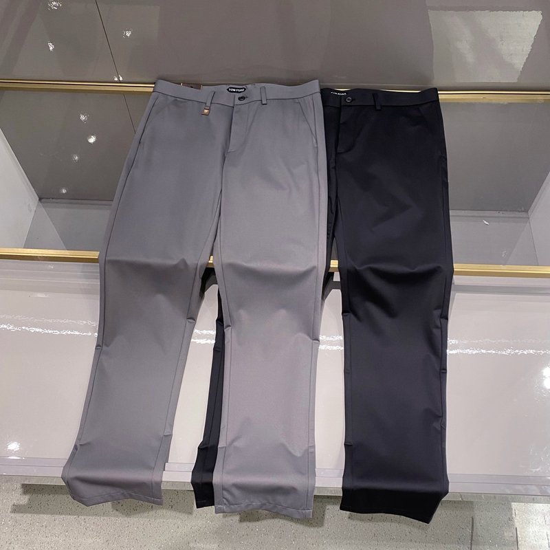 Tom Ford 남성 순면 슬림핏 정장 바지 001-277164