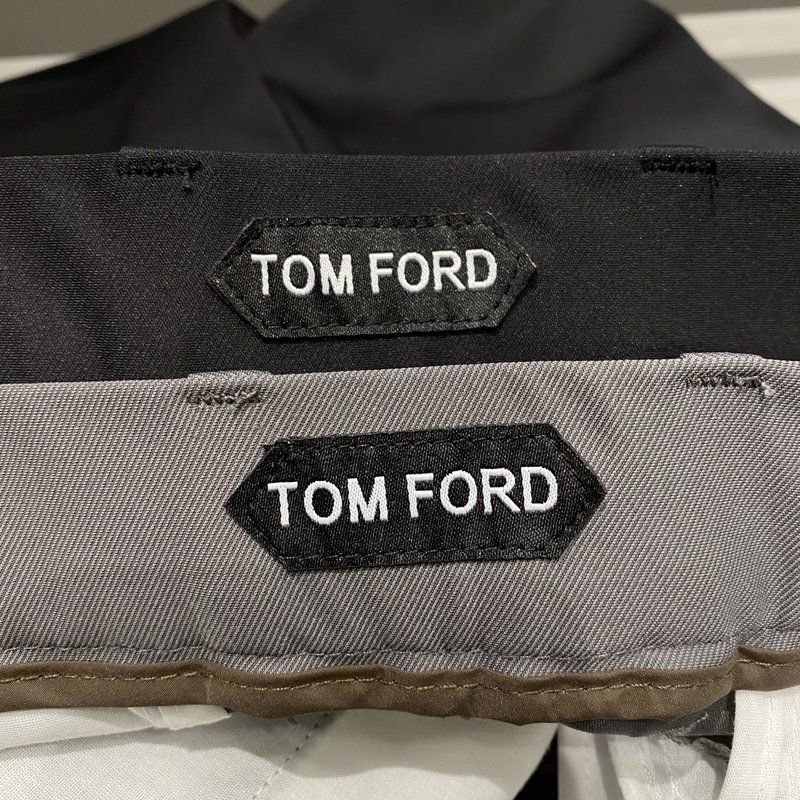 Tom Ford 남성용 슬림핏 순면 정장 바지 001-277172