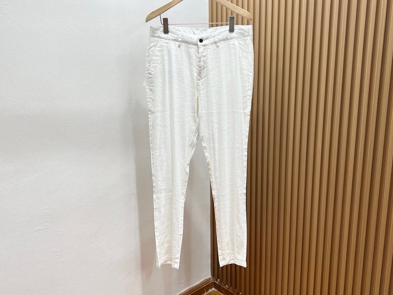 티셀 아마 혼방 캐주얼 올드머니 정장 바지 001-277176