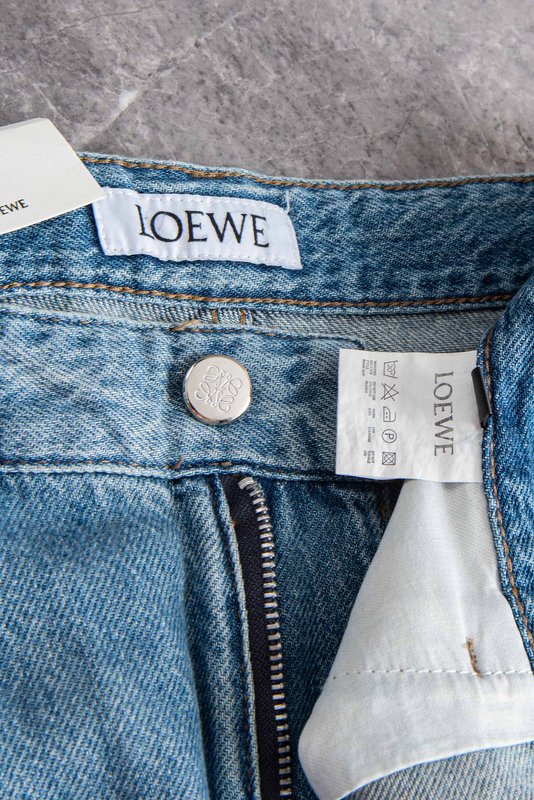 LOEWE 로에베 남성 스트레이트 진 청바지 001-277185