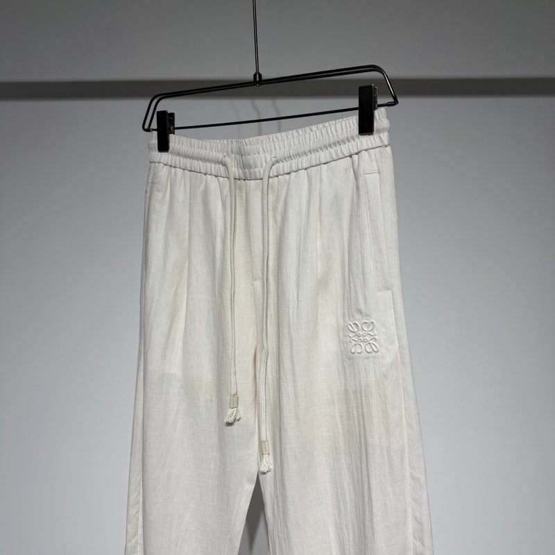 로에베 면마 드롭핏 캐주얼 팬츠 001-277204