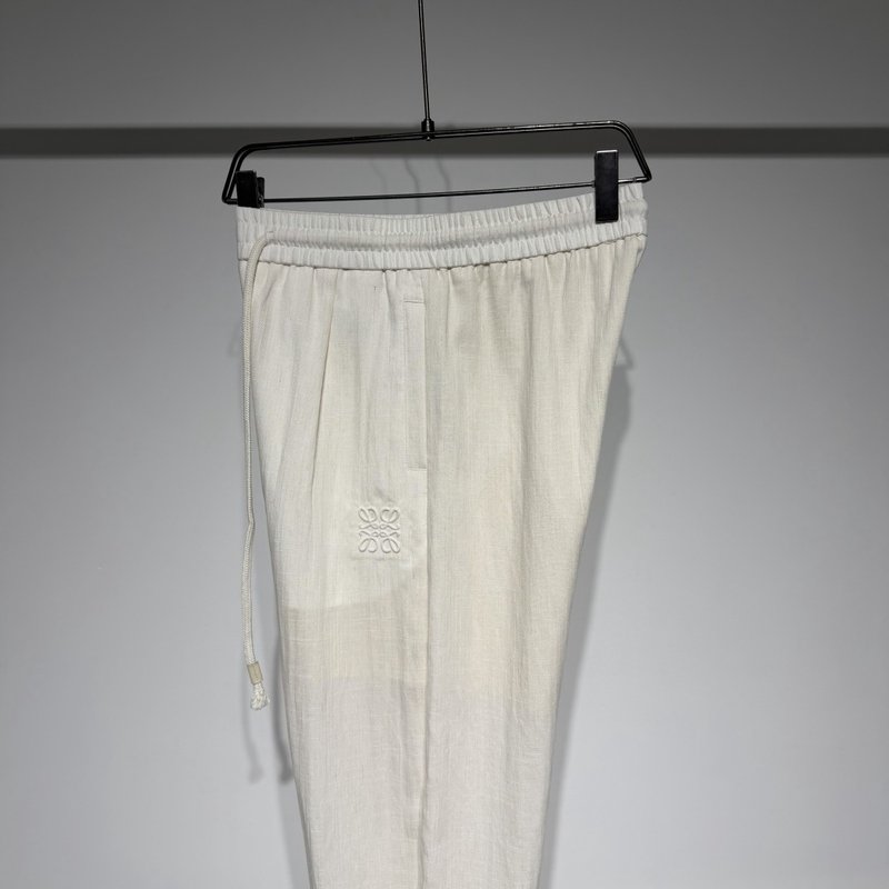 로에베 면마 드롭핏 캐주얼 팬츠 001-277204