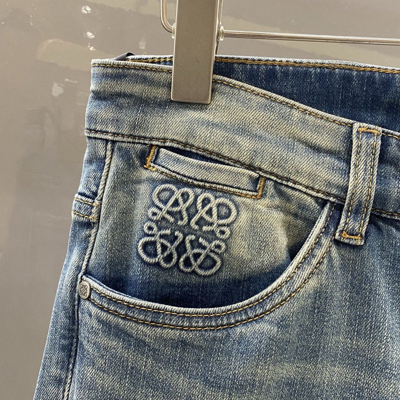 Loewe 남성용 블랙 그레이 진 001-277226