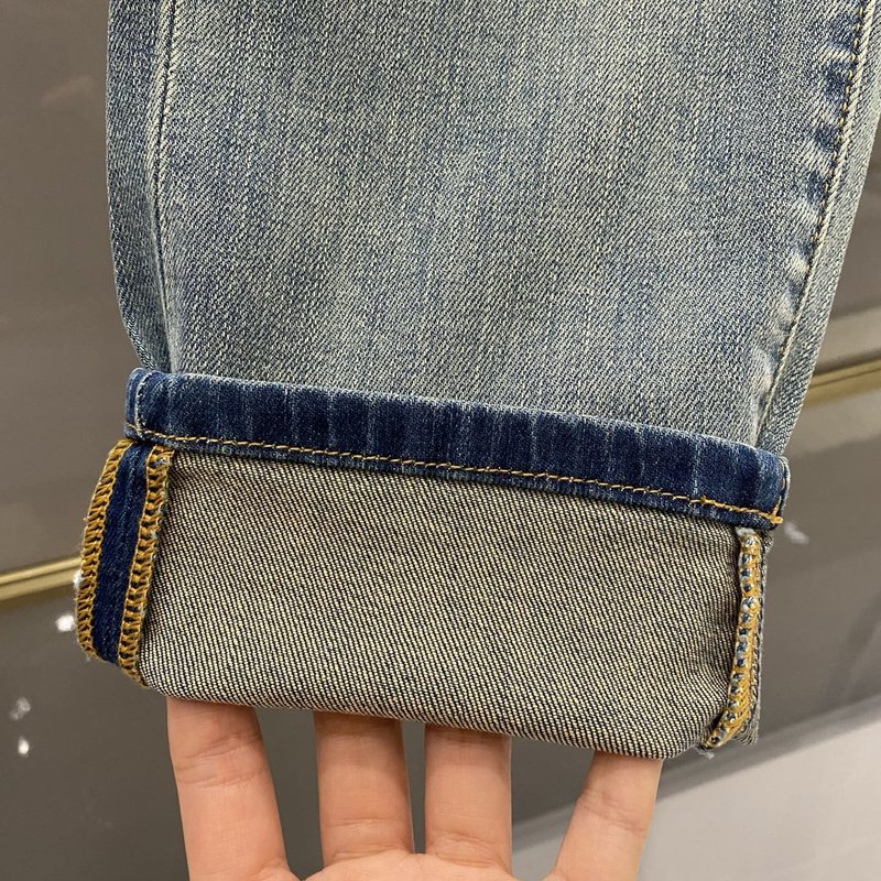 Loewe 남성용 블랙 그레이 진 001-277226