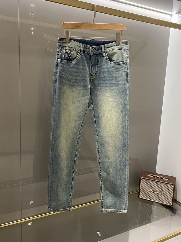 Loewe 남성용 블랙 그레이 진 001-277226
