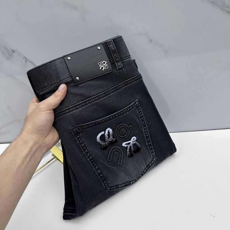 LOEWE 워싱 데님 팬츠 001-277238