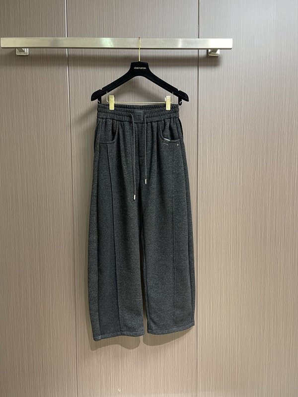 LOEWE 로에베 스트레이트 기모 팬츠 001-277241