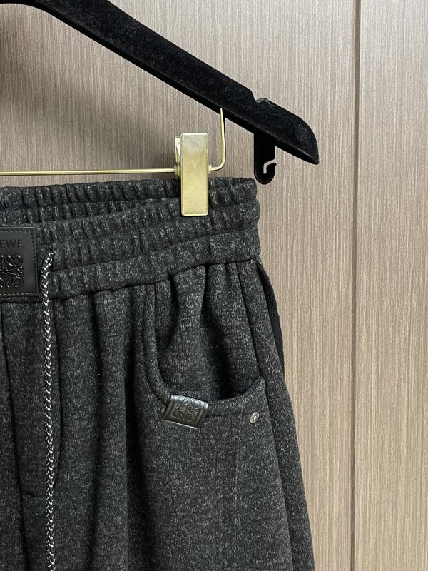LOEWE 로에베 스트레이트 기모 팬츠 001-277241