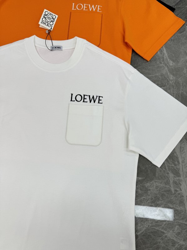 LOEWE 포켓 반팔 티셔츠 001-277242