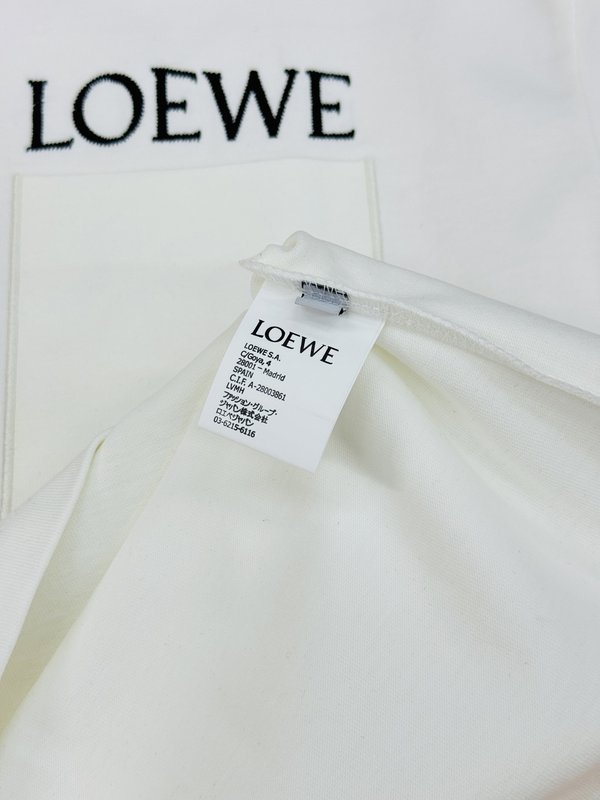 LOEWE 포켓 반팔 티셔츠 001-277242