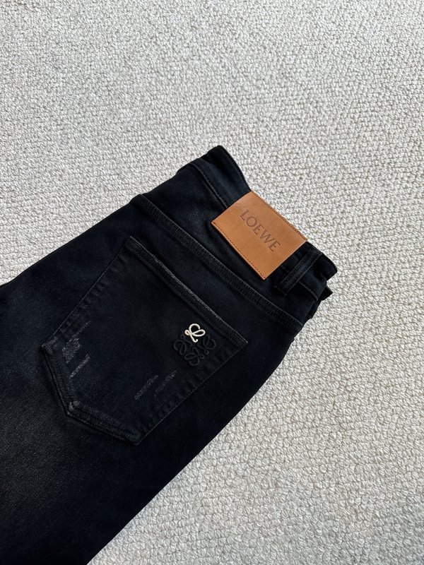 로에베 블랙 워싱 데님 진 001-277244