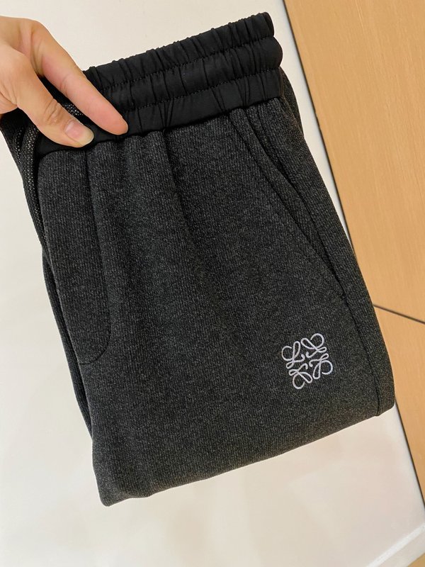 로에베 울 아세테이트 캐주얼 팬츠 001-277250