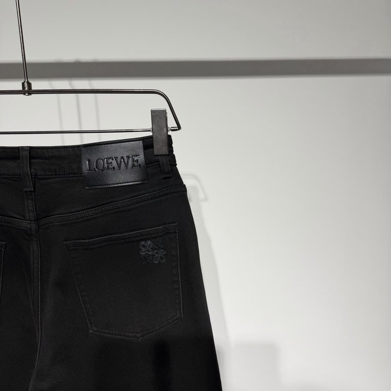 로에베 블랙 캐주얼 청바지 001-277256