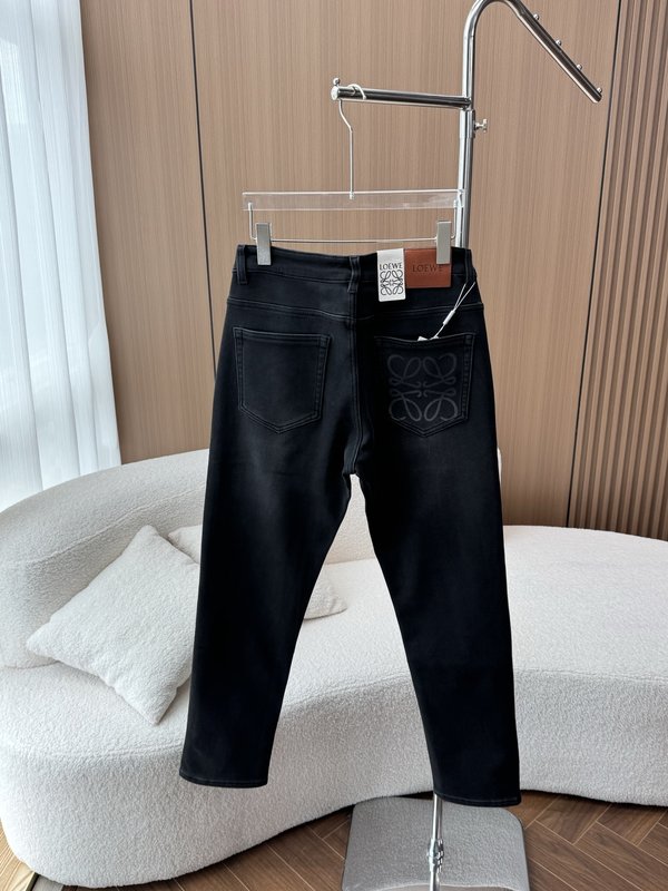 로에베 스트레이트 워싱 데님 팬츠 001-277257