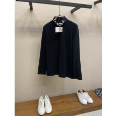 Loewe 오버사이즈 하이넥 프린트 롱슬리브 티셔츠 001-277285