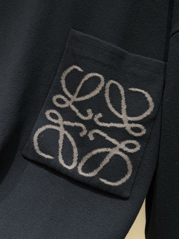 LOEWE 포켓 자카드 니트 001-277287