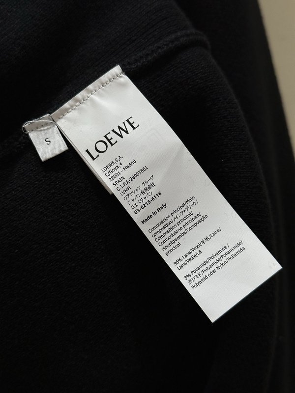 LOEWE 포켓 자카드 니트 001-277287